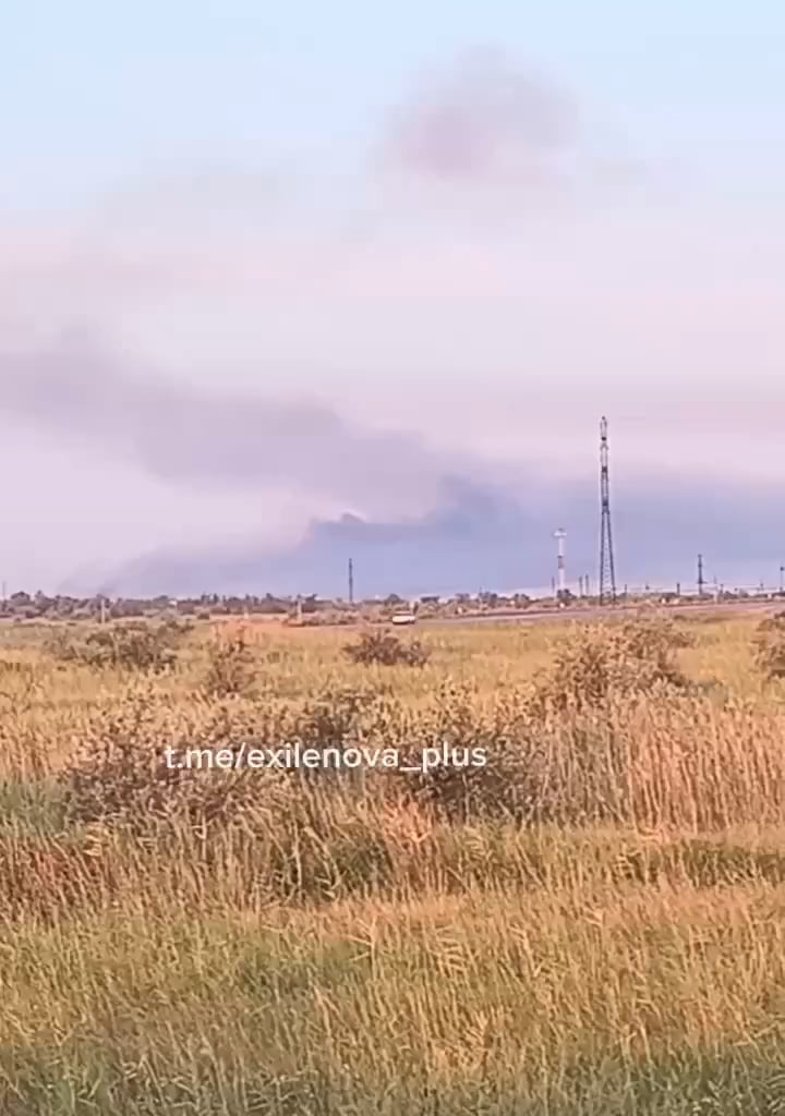 Large explosion at Marinovka Air Base in Volgograd