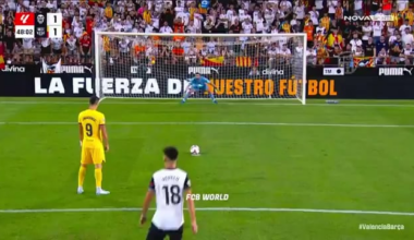 Lewandowski's penalty against Valencia