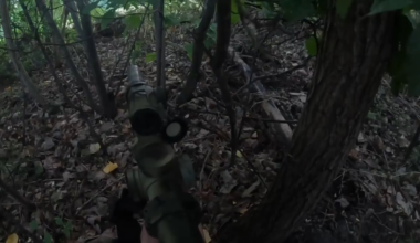 Ukrainian SOF ambushing Russian truck transporting soldiers, Kursk August 2024