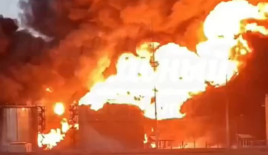 depot in Proletarsk Russia explodes after being attacked again