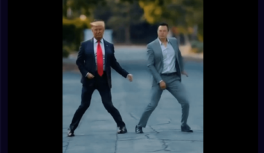 Donald Trump posted an AI Video of him and Elon dancing to Stayin' Alive... Whatever happened to "Anyone using AI in an election should be disqualified."