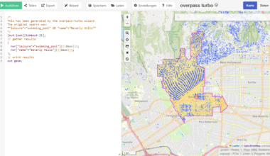 [OC] Map of swimming pools in and near Beverly Hills, CA. Source: OpenStreetMap contributors