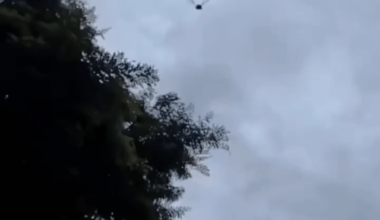 Myanmar Air Force air drops landing on the MNDAA (majority ethnic-Chinese Paramilitary Force) Position during fighting inside a Myanmar Army Battalion base in Lashio (July 2024)