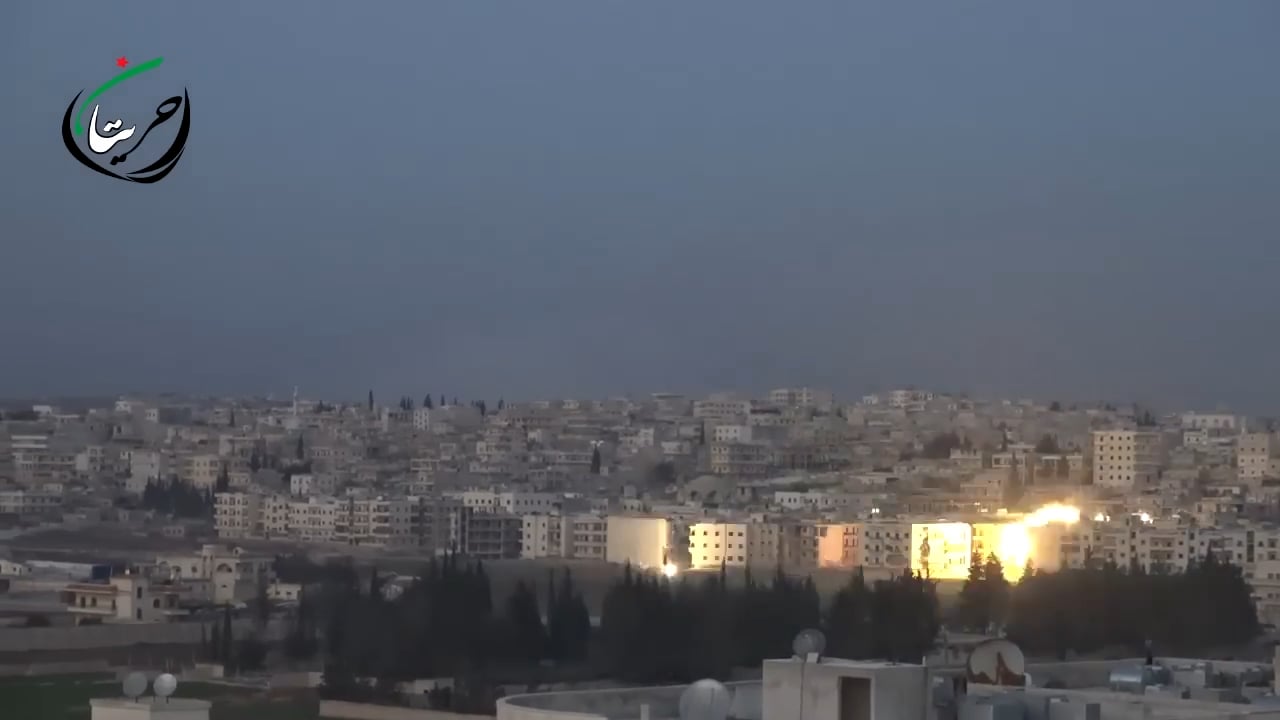 Russian cluster bomb strikes on the city of Haritan, Aleppo Governate - 2/15/2016