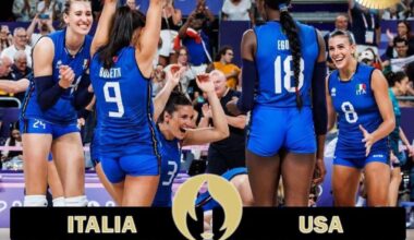 Italy win gold in women's volleyball at Paris 2024.