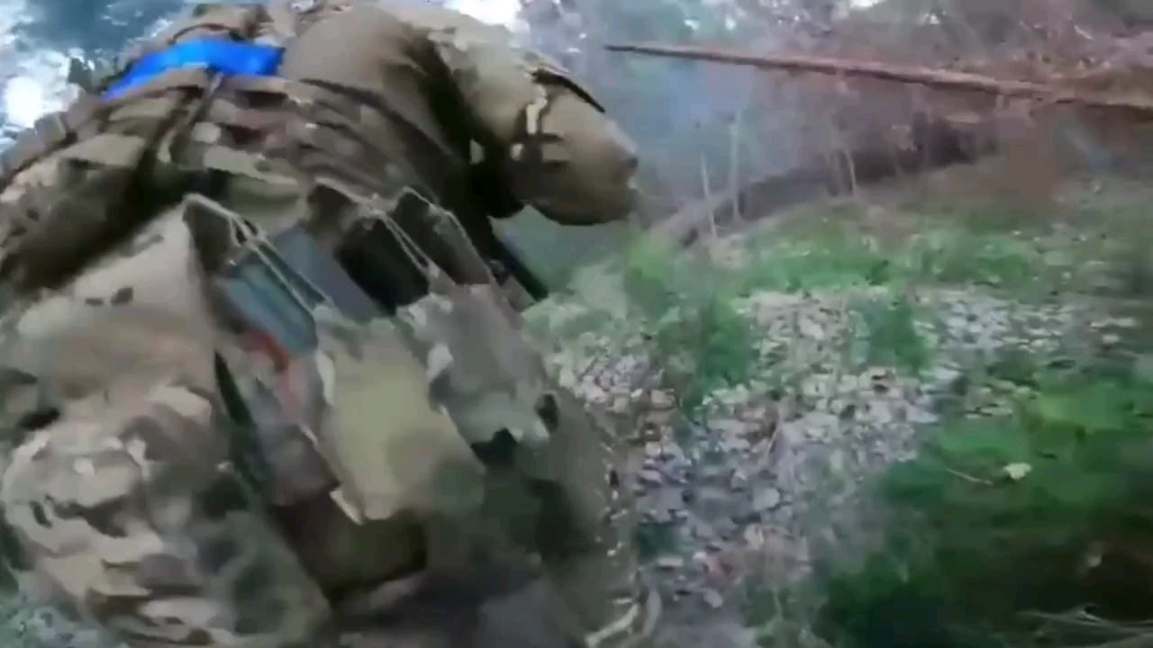 Ukrainian GoPro footage from the landing on the Russian-occupied left bank, Kherson region [Spring 2024]