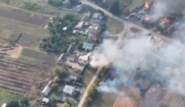 Full footage of the Russian friendly fire incident in Russkaya Konopelka village, Kursk Oblast, where a Russian BMP-3 fires at Ukrainian vehicles until a Russian BMP-2 is misidentified and destroyed by the BMP-3. The Russians tried to pass this off as a Ukrainian loss, but the marking is a clear V.