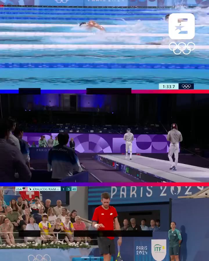 French crowd's reaction to Leon Marchand's win interrupts several other sports (@PatrickAdemo on Twitter)