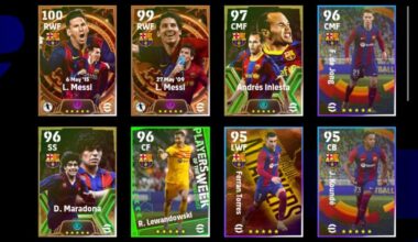 Rate my efootball 24 barca cards