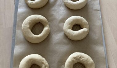 Mes premiers bagels 😍