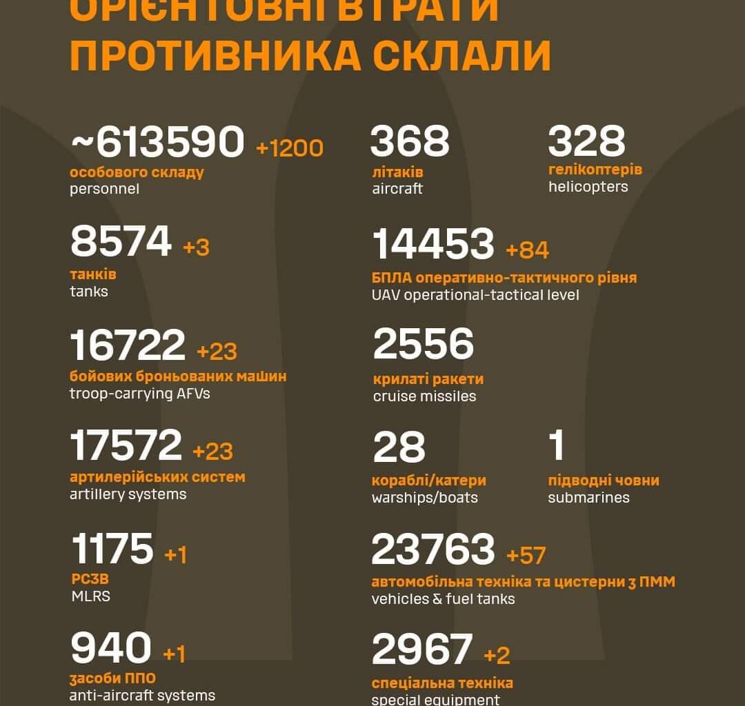 Total combat losses of the enemy from 24.02.22 to 30.08.24