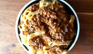 Ragù alla Bolognese in richtig geil.