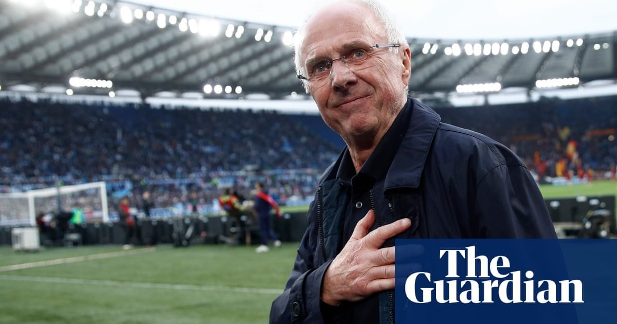 Sven-Göran Eriksson, England’s first overseas manager, dies aged 76