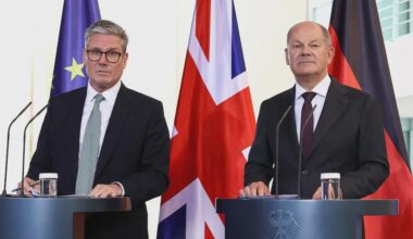 UK and Germany pledge ‘unyielding’ support for Ukraine