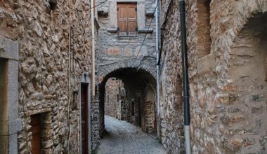 Mesta streets, Chios, Greek Islands.