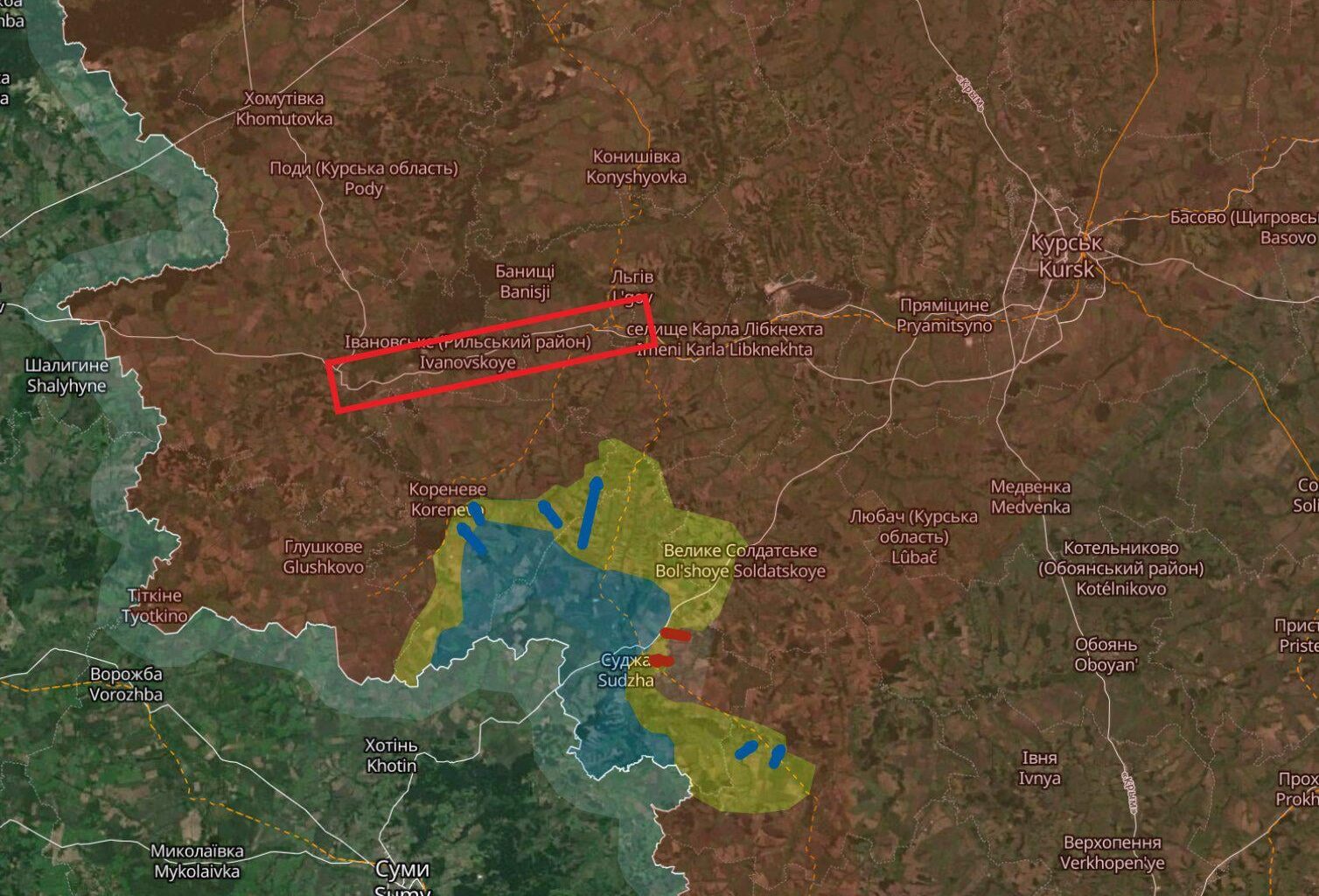 Ukrainian FPV attack drones are currently prowling the critical Russian supply line along the E38 highway between Rylsk and Lgov in Kursk Oblast. Russian milbloggers on the ground are calling it an "FPV kill zone".