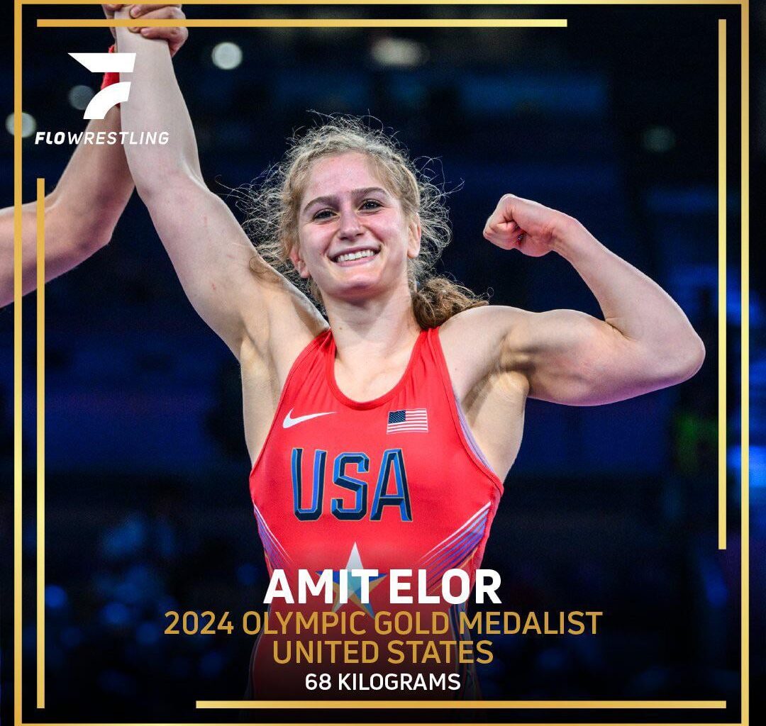 Amit Elor wins Gold for Team USA in the Women’s 68KG! 24 Golds now! 🇺🇸🇺🇸🇺🇸