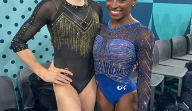 Kaylia Nemour shared that Simone Biles encouraged her before each move and praised her with a 'good job' afterward