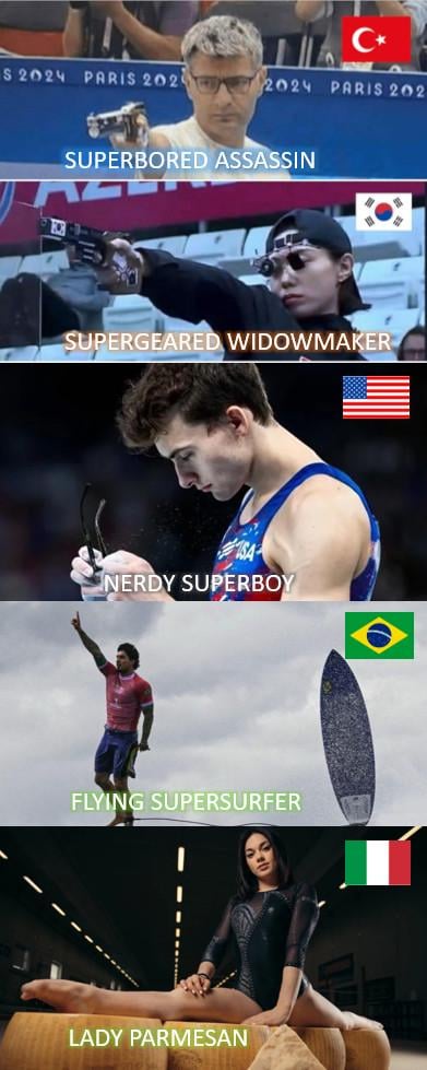 Olympic meme superheroes team is gathering