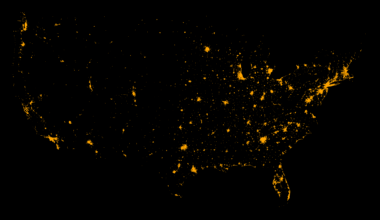 [OC] US Urban Area boundaries