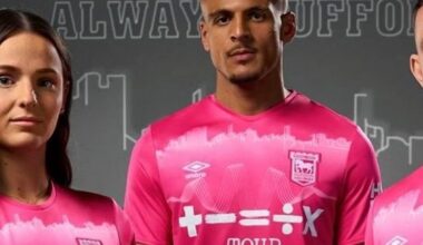 Ipswich Town 3rd kit designed by Mr Sheeran