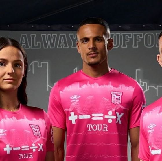 Ipswich Town 3rd kit designed by Mr Sheeran