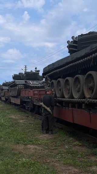 Equipment of two Russian Mechanised Brigades and the Belarusian units, deployed to the Ukrainian border, have adopted the symbol ‘B’. August 2024