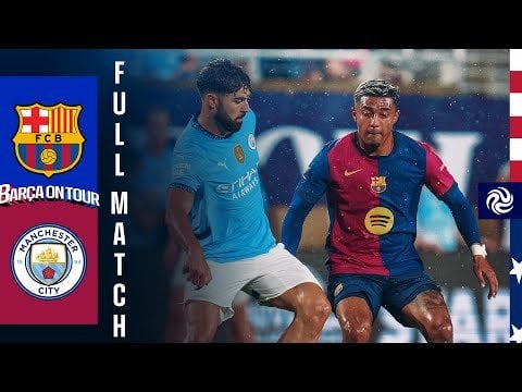 In case you haven't seen it yet the full match Barca vs. Man City US '24