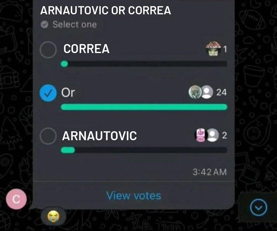 Arnautovic OR Correa 🤣😭