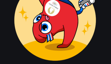 Got the best mascot for my Visa Olympics