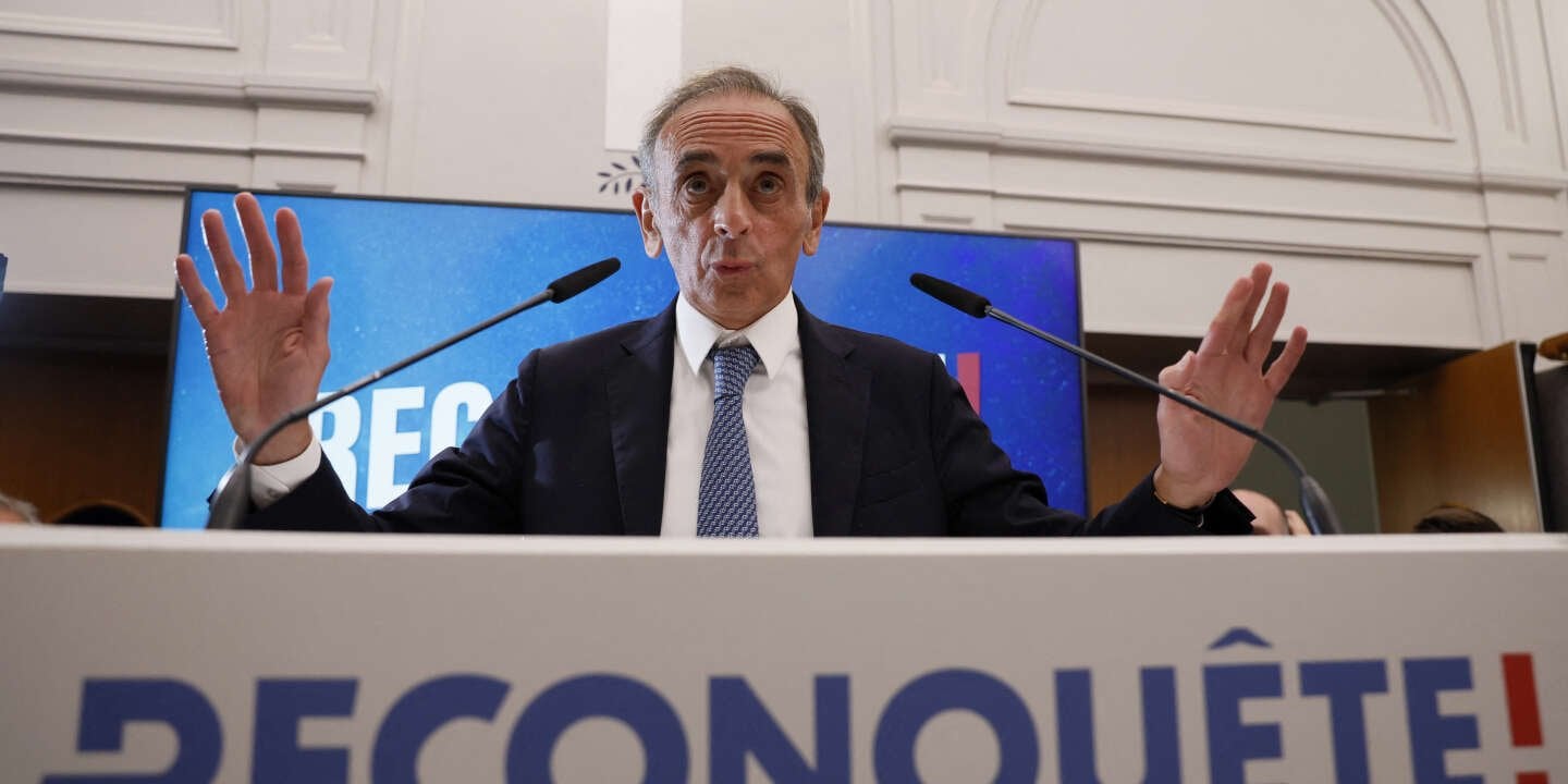 Éric Zemmour une nouvelle fois poursuivi pour son clip de campagne