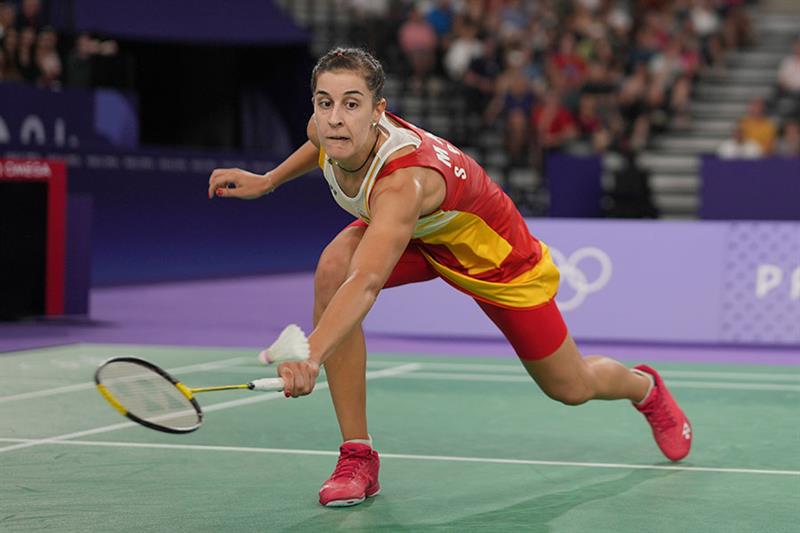 Carolina Marin injured in semi-final of the women's badminton singles semi-final