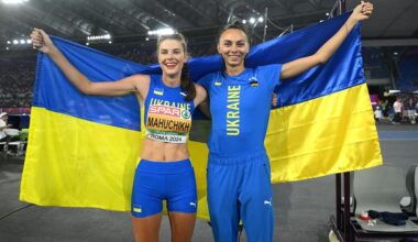 Ukraine's Mahuchikh wins gold in high jumping, Gerashchenko wins bronze