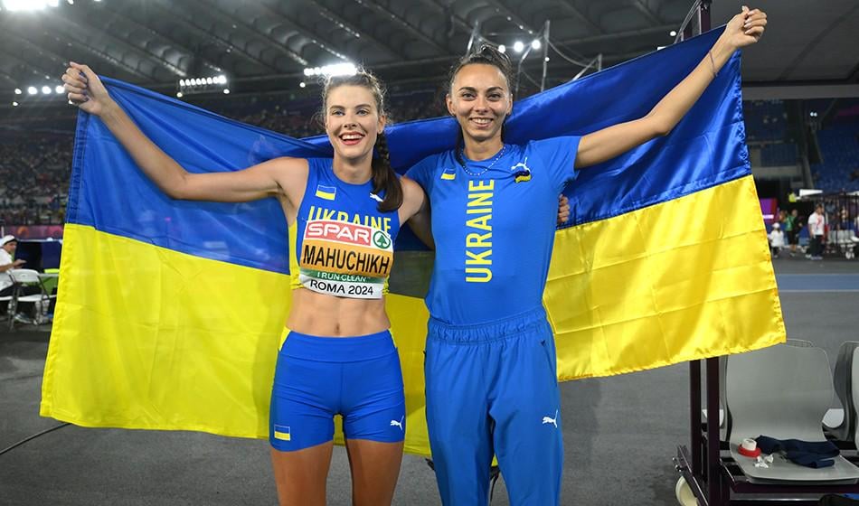 Ukraine's Mahuchikh wins gold in high jumping, Gerashchenko wins bronze