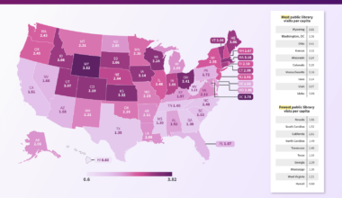 Public library visits per capita in the US [OC]