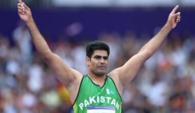 Men’s Javelin OR 92.97m for Nadeem (PAK)