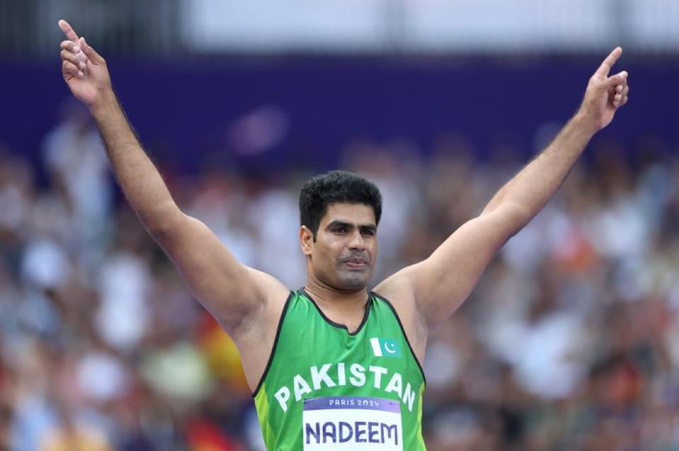 Men’s Javelin OR 92.97m for Nadeem (PAK)