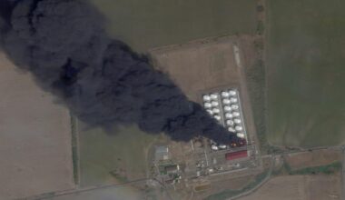 Ukraine confirms attack on an oil depot in the Kamensky district in Rostov, southern Russia