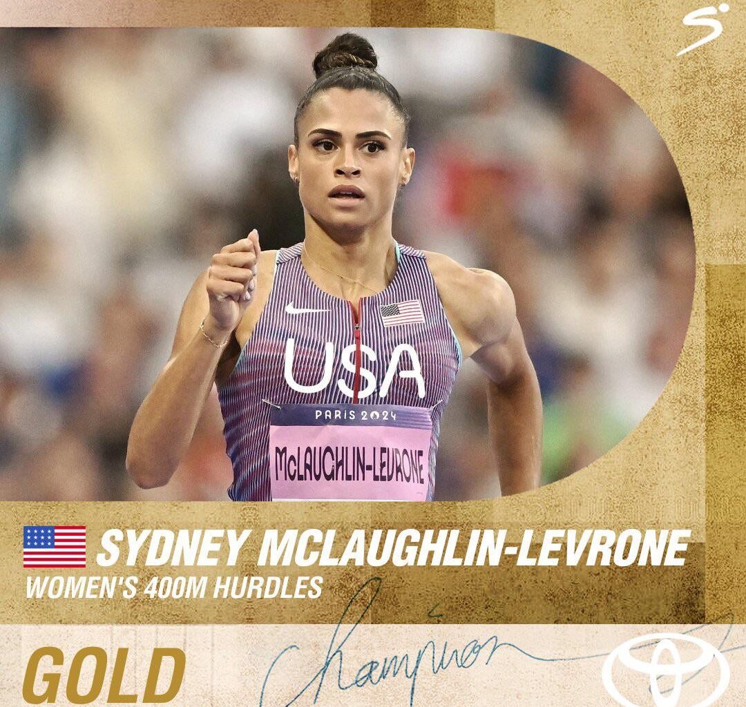 Sydney McLaughlin-Levrone breaks a World Record and takes Gold for Team USA in 400m Hurdles! 🇺🇸🇺🇸🇺🇸