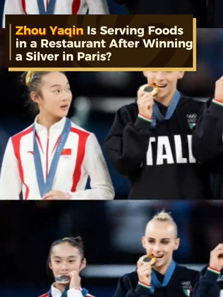 After winning her silver medal and people’s hearts. Zhou Yaqin is back home helping out at her dad’s restaurant.