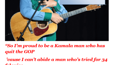 Nick Offerman sings "Proud to be a Kamala Man"