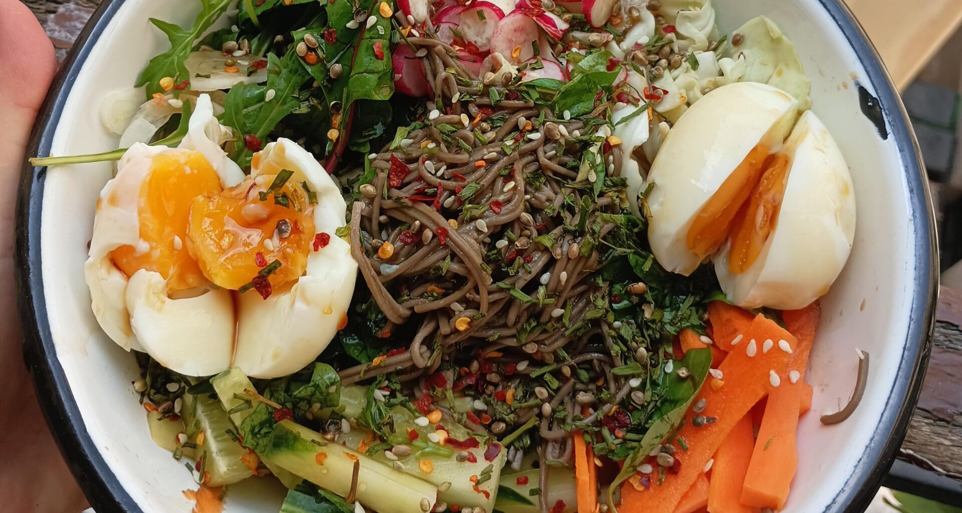 Salade de nouilles soba