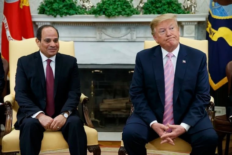 Democracy dies if we drop the case of Trump, Egypt and $10 million in cash