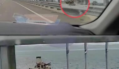 Rare Pantsir-S1M SAM System defending Kerch Bridge Spotted by Passerby’s. (Geolocate?)