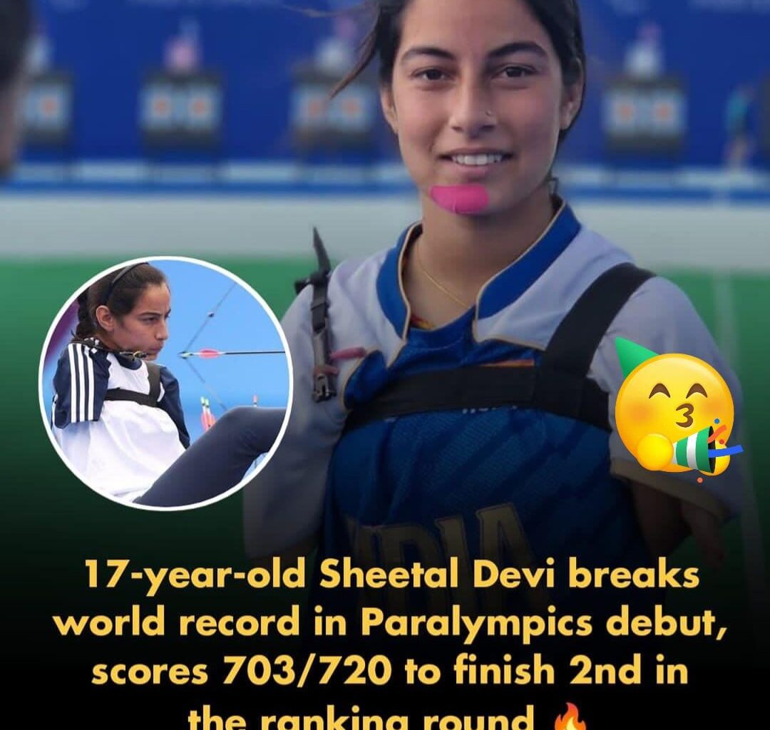 17 year old Sheetal Devi breaks World Record In Paralympic Debut