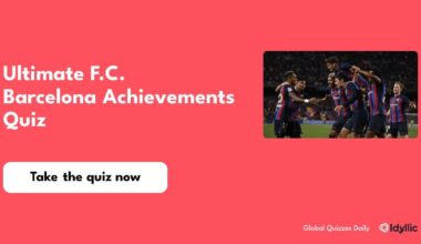 Made an F.C. Barcelona achievements quiz