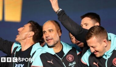 BBC: Man City news: Pep Guardiola gives staff £10,000 thank you bonus