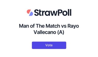 POLL: Man of The Match vs Rayo Vallecano