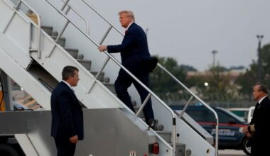 Campaign says it learned from media that Trump jetted to events in Jeffrey Epstein's plane