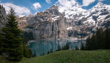 Oeschinen Lake, Kandersteg, Switzerland